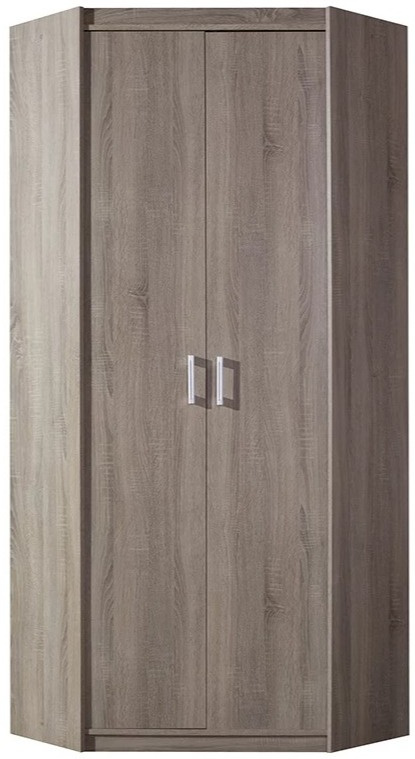 SZAFA NAROŻNA DWUDRZWIOWA Z UCHWYTAMI MEGA System ME8 Meblar - Dąb Trufla PŁYTA LAMINOWANA DO SYPIALNI DO POKOJU SZAFA NAROŻNA DWUDRZWIOWA Z UCHWYTAMI MEGA System ME8 Meblar - Dąb Trufla PŁYTA LAMINOWANA DO SYPIALNI DO POKOJU