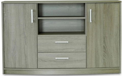KOMODA DWUDRZWIOWA Z SZUFLADAMI MEGA System ME9 Meblar - Dąb Trufla PŁYTA LAMINOWANA DO SALONU POKOJU SYPIALNI KOMODA DWUDRZWIOWA Z SZUFLADAMI MEGA System ME9 Meblar - Dąb Trufla PŁYTA LAMINOWANA DO SALONU POKOJU SYPIALNI