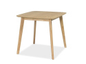 SIGNAL STÓŁ KWADRATOWY MOSSO III MDF + OKLEINA NATURALNA DĄB 80x80 STELAŻ DREWNO DO LOKALU KUCHNI JADALNI SIGNAL STÓŁ KWADRATOWY MOSSO III MDF + OKLEINA NATURALNA DĄB 80x80 STELAŻ DREWNO DO LOKALU KUCHNI JADALNI