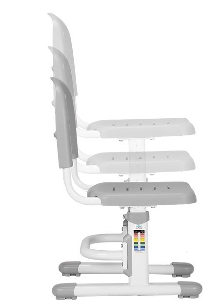 Fun Desk SST3LS Grey - Regulowane krzesełko dziecięce - szare krzesło do biurka dla dziecka 3-14 lat - regulowana wysokość Fun Desk SST3LS Grey - Regulowane krzesełko dziecięce - szare krzesło do biurka dla dziecka 3-14 lat - regulowana wysokość