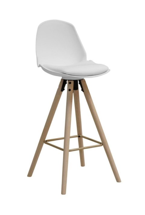 ACTONA Stołek barowy Oslo biały wood ACTONA Stołek barowy Oslo biały wood
