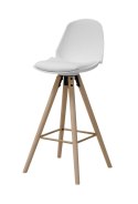 ACTONA Stołek barowy Oslo biały wood ACTONA Stołek barowy Oslo biały wood