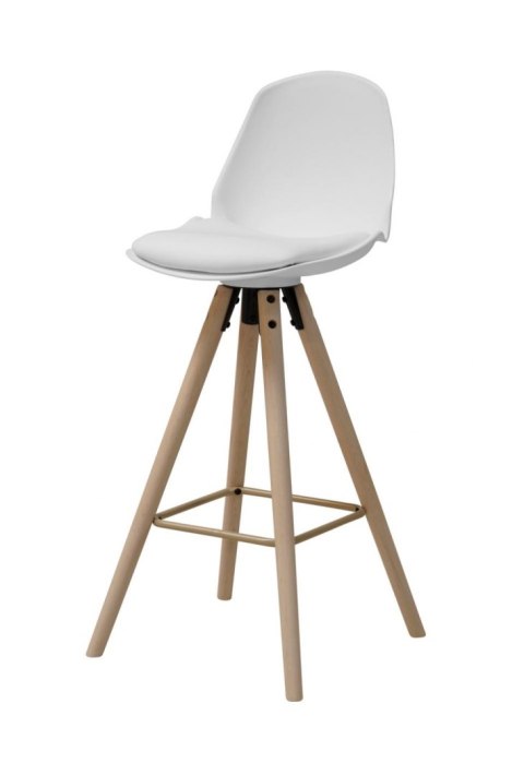 ACTONA Stołek barowy Oslo biały wood ACTONA Stołek barowy Oslo biały wood