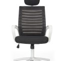 FOTEL OBROTOWY PRACOWNICZY SOCKET Halmar TILT biało-czarny TKANINA MEMBRANOWA SIATKA FOTEL OBROTOWY PRACOWNICZY SOCKET Halmar TILT biało-czarny TKANINA MEMBRANOWA SIATKA