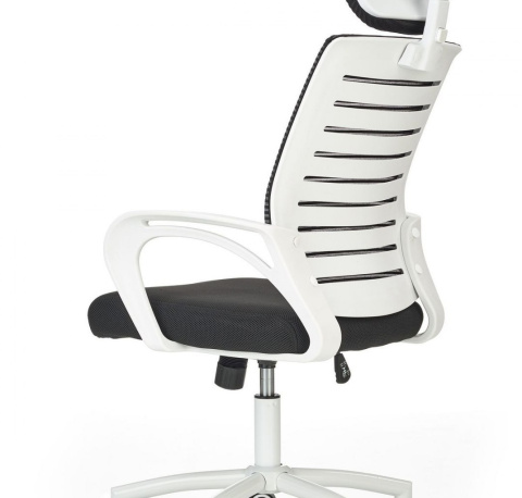 FOTEL OBROTOWY PRACOWNICZY SOCKET Halmar TILT biało-czarny TKANINA MEMBRANOWA SIATKA FOTEL OBROTOWY PRACOWNICZY SOCKET Halmar TILT biało-czarny TKANINA MEMBRANOWA SIATKA