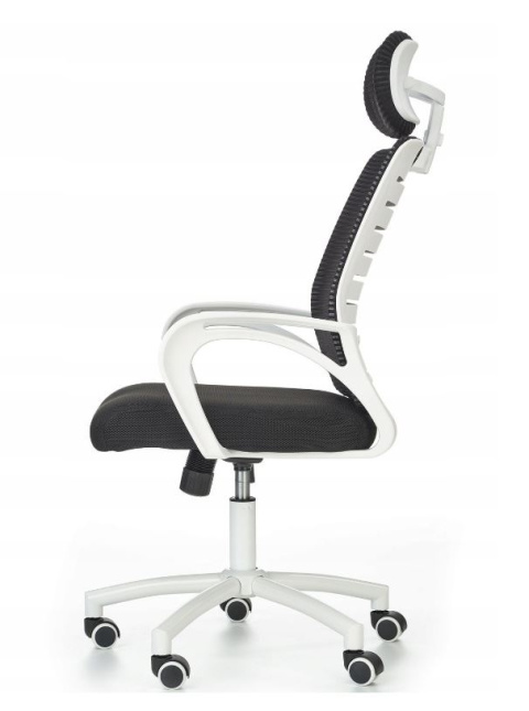 FOTEL OBROTOWY PRACOWNICZY SOCKET Halmar TILT biało-czarny TKANINA MEMBRANOWA SIATKA FOTEL OBROTOWY PRACOWNICZY SOCKET Halmar TILT biało-czarny TKANINA MEMBRANOWA SIATKA