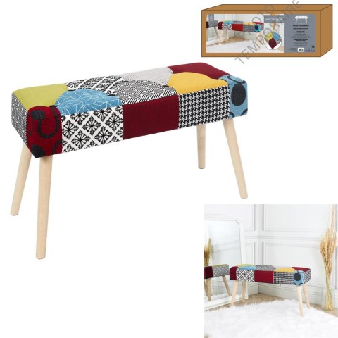 Intesi Ławka Paquet Patchwork kolorowa Intesi Ławka Paquet Patchwork kolorowa