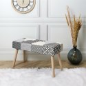 Intesi Ławka Paquet Patchwork szara Intesi Ławka Paquet Patchwork szara