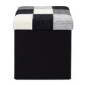 Intesi Pufa Intesi Vels Patchwork czarna/ szara Intesi Pufa Intesi Vels Patchwork czarna/ szara