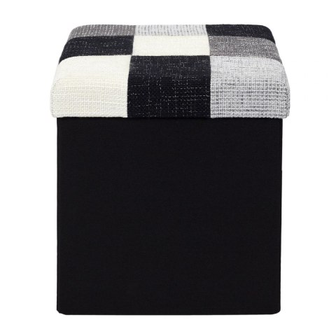 Intesi Pufa Intesi Vels Patchwork czarna/ szara Intesi Pufa Intesi Vels Patchwork czarna/ szara