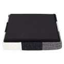Intesi Pufa Intesi Vels Patchwork czarna/ szara Intesi Pufa Intesi Vels Patchwork czarna/ szara
