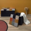 Intesi Pufa Intesi Vels Patchwork czarna/kolory Intesi Pufa Intesi Vels Patchwork czarna/kolory