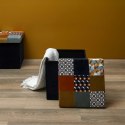 Intesi Pufa Intesi Vels Patchwork czarna/kolory Intesi Pufa Intesi Vels Patchwork czarna/kolory