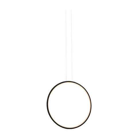 King Home Lampa wisząca sufitowa LED CIRCULO 100 kształt okręgu czarna metal aluminium King Home Lampa wisząca sufitowa LED CIRCULO 100 kształt okręgu czarna metal aluminium