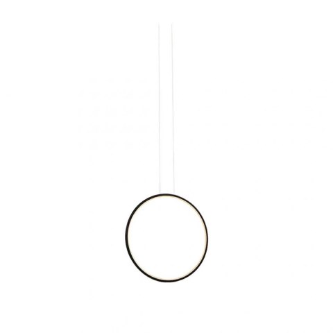 King Home Lampa wisząca sufitowa LED CIRCULO 60 czarna aluminium metal King Home Lampa wisząca sufitowa LED CIRCULO 60 czarna aluminium metal