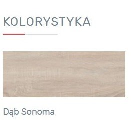 SZAFA Z LUSTREM DWUDRZWIOWA DUCA DC2 200 - Dąb Sonoma Meblar PŁYTA LAMINOWANA DRZWI PRZESUWNE SZAFA Z LUSTREM DWUDRZWIOWA DUCA DC2 200 - Dąb Sonoma Meblar PŁYTA LAMINOWANA DRZWI PRZESUWNE