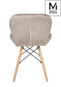 Modesto Design MODESTO krzesło KLIPP VELVET khaki