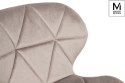 Modesto Design MODESTO krzesło KLIPP VELVET khaki Modesto Design MODESTO krzesło KLIPP VELVET khaki