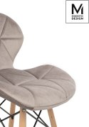 Modesto Design MODESTO krzesło KLIPP VELVET khaki