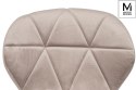 Modesto Design MODESTO krzesło KLIPP VELVET khaki Modesto Design MODESTO krzesło KLIPP VELVET khaki
