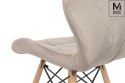 Modesto Design MODESTO krzesło KLIPP VELVET khaki Modesto Design MODESTO krzesło KLIPP VELVET khaki