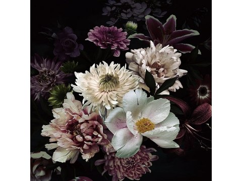 OBRAZ FLOWERS IV 80X80 OBRAZ FLOWERS IV 80X80