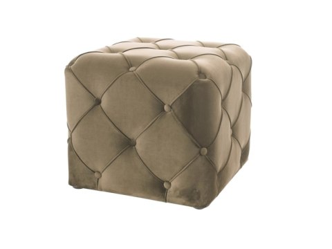 PUF AVIVA K VELVET BEŻOWY BLUVEL 28/ WENGE PUF AVIVA K VELVET BEŻOWY BLUVEL 28/ WENGE