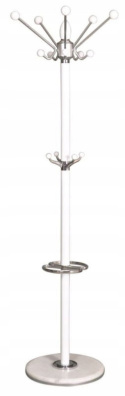 SIGNAL PODŁOGOWY WIESZAK CR27 NA UBRANIA BIAŁY DREWNO, METAL CHROM SIGNAL PODŁOGOWY WIESZAK CR27 NA UBRANIA BIAŁY DREWNO, METAL CHROM
