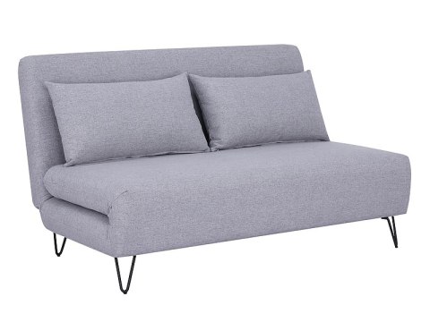SIGNAL SOFA KANAPA ROZKŁADANA Z FUNKCJĄ SPANIA ZENIA TKANINA SZARY TAP.137/ METAL CZARNY SIGNAL SOFA KANAPA ROZKŁADANA Z FUNKCJĄ SPANIA ZENIA TKANINA SZARY TAP.137/ METAL CZARNY