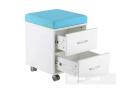 Fun Desk szafka kontener podnóżek SS15W Blue dla dziecka Biały / Niebiecki Fun Desk szafka kontener podnóżek SS15W Blue dla dziecka Biały / Niebiecki