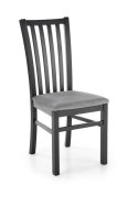 Halmar GERARD7 krzesło drewniane czarny / tap: velvet Monolith 85 (popiel)