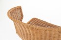 Halmar K407 krzesło naturalny / czarny materiał: rattan syntetyczny / stal malowana Halmar K407 krzesło naturalny / czarny materiał: rattan syntetyczny / stal malowana