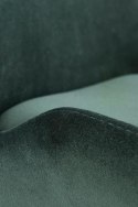 Halmar K454 krzesło ciemny zielony tkanina velvet / stal czarny Halmar K454 krzesło ciemny zielony tkanina velvet / stal czarny