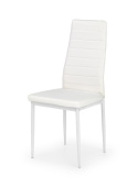 Halmar K70 krzesło biały ekoskóra, stelaż stal malowana proszkowo