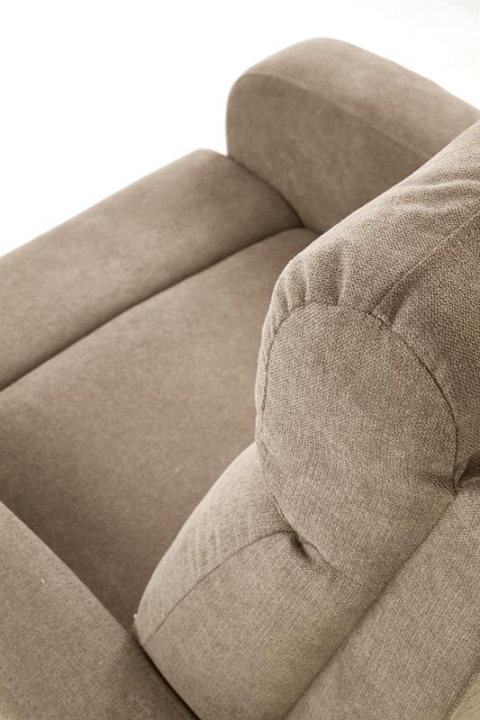 Halmar OSLO 1S zestaw wypoczynkowy, fotel 1S rozkładany beżowy tkanina Halmar OSLO 1S zestaw wypoczynkowy, fotel 1S rozkładany beżowy tkanina