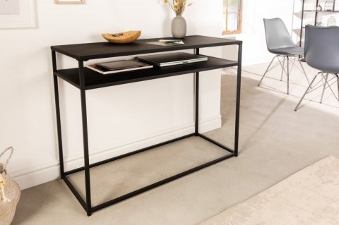 Invicta Interior INVICTA konsola DURE STELL 100cm czarna Invicta Interior INVICTA konsola DURE STELL 100cm czarna