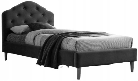 ŁÓŻKO POJEDYNCZE SIGNAL CHLOE VELVET 90X200 SZARY/DĄB TAP. BLUVEL 14 STELAŻ ZAGŁÓWEK ŁÓŻKO POJEDYNCZE SIGNAL CHLOE VELVET 90X200 SZARY/DĄB TAP. BLUVEL 14 STELAŻ ZAGŁÓWEK