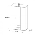 Meble Forte NANO NNS83S-D30F Szafa ubraniowa Dąb sonoma Meble Forte NANO NNS83S-D30F Szafa ubraniowa Dąb sonoma