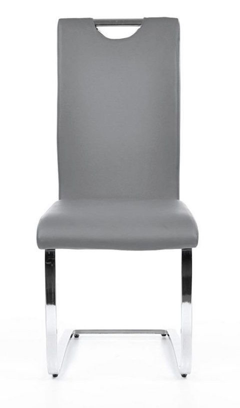 SIGNAL KRZESŁO H790 płozy CHROM/ SZARY EKOSKÓRA SIGNAL KRZESŁO H790 płozy CHROM/ SZARY EKOSKÓRA