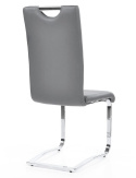 SIGNAL KRZESŁO H790 płozy CHROM/ SZARY EKOSKÓRA SIGNAL KRZESŁO H790 płozy CHROM/ SZARY EKOSKÓRA