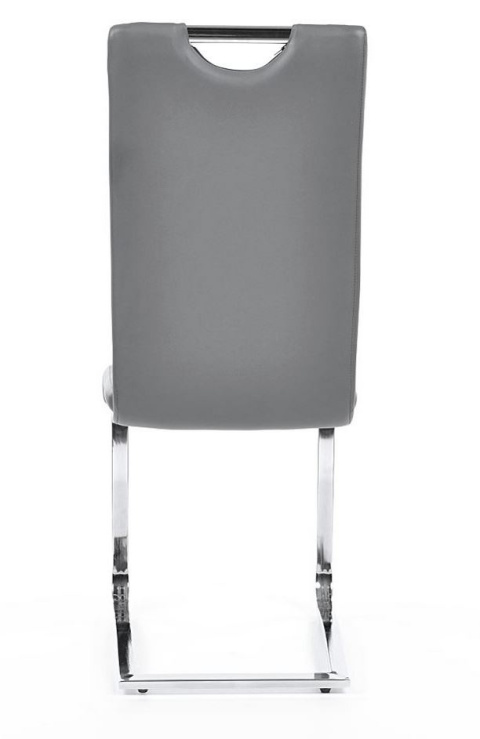 SIGNAL KRZESŁO H790 płozy CHROM/ SZARY EKOSKÓRA SIGNAL KRZESŁO H790 płozy CHROM/ SZARY EKOSKÓRA