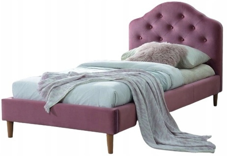 SIGNAL POJEDYNCZE ŁÓŻKO CHLOE VELVET 90X200 ANTYCZNY RÓŻ/DĄB TAP. BLUVEL 52 ZAGŁÓWEK STELAŻ SIGNAL POJEDYNCZE ŁÓŻKO CHLOE VELVET 90X200 ANTYCZNY RÓŻ/DĄB TAP. BLUVEL 52 ZAGŁÓWEK STELAŻ