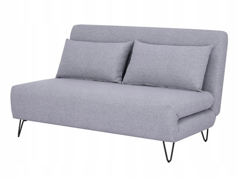 SIGNAL SOFA KANAPA ROZKŁADANA Z FUNKCJĄ SPANIA ZENIA TKANINA SZARY TAP.137/ METAL CZARNY SIGNAL SOFA KANAPA ROZKŁADANA Z FUNKCJĄ SPANIA ZENIA TKANINA SZARY TAP.137/ METAL CZARNY