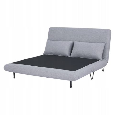 SIGNAL SOFA KANAPA ROZKŁADANA Z FUNKCJĄ SPANIA ZENIA TKANINA SZARY TAP.137/ METAL CZARNY SIGNAL SOFA KANAPA ROZKŁADANA Z FUNKCJĄ SPANIA ZENIA TKANINA SZARY TAP.137/ METAL CZARNY