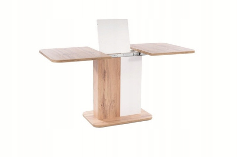 SIGNAL STÓŁ ROZKŁADANY PROSTOKĄTNY NEXT PŁYTA LAMINOWANA DĄB ARTISAN / BIAŁY MAT 110(145)X68 SIGNAL STÓŁ ROZKŁADANY PROSTOKĄTNY NEXT PŁYTA LAMINOWANA DĄB ARTISAN / BIAŁY MAT 110(145)X68