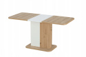 SIGNAL STÓŁ ROZKŁADANY PROSTOKĄTNY NEXT PŁYTA LAMINOWANA DĄB ARTISAN / BIAŁY MAT 110(145)X68 SIGNAL STÓŁ ROZKŁADANY PROSTOKĄTNY NEXT PŁYTA LAMINOWANA DĄB ARTISAN / BIAŁY MAT 110(145)X68
