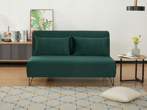 SOFA KANAPA ROZKŁADANA Z FUNKCJĄ SPANIA ZENIA SIGNAL TKANINA VELVET ZIELONY TAP.189/ METAL CZARNY SOFA KANAPA ROZKŁADANA Z FUNKCJĄ SPANIA ZENIA SIGNAL TKANINA VELVET ZIELONY TAP.189/ METAL CZARNY