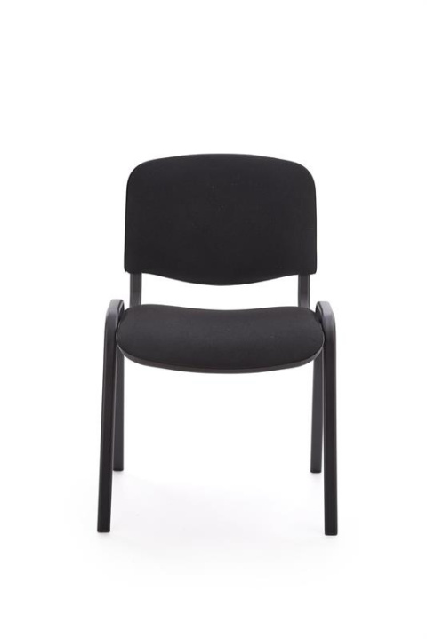 Halmar ISO krzesło konferencyjne C11 czarny tapicerowane tkanina, stal Sztaplowanie Halmar ISO krzesło konferencyjne C11 czarny tapicerowane tkanina, stal Sztaplowanie