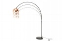 Invicta Interior INVICTA lampa podłogowa BIG BOW różowe złoto 170-210 cm stal chromowana podstawa marmurowa E27 Invicta Interior INVICTA lampa podłogowa BIG BOW różowe złoto 170-210 cm stal chromowana podstawa marmurowa E27