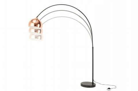 Invicta Interior INVICTA lampa podłogowa BIG BOW różowe złoto 170-210 cm stal chromowana podstawa marmurowa E27 Invicta Interior INVICTA lampa podłogowa BIG BOW różowe złoto 170-210 cm stal chromowana podstawa marmurowa E27